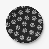 Doodle Paws, Dog Paws, White Paws Papieren Bordje (Voorkant)