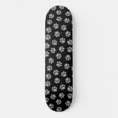 Doodle Paws, Dog Paws, White Paws Persoonlijk Skateboard (Voorkant)