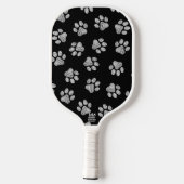 Doodle Paws, Dog Paws, White Paws Pickleball Paddle (Achterkant)