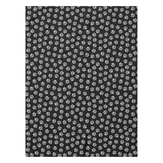 Doodle Paws, Dog Paws, White Paws Tafelkleed (Voorkant)