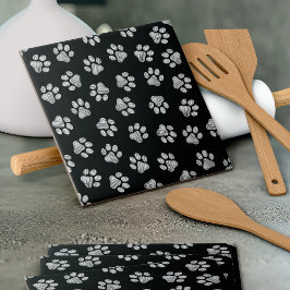 Doodle Paws, Dog Paws, White Paws Tegeltje