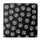 Doodle Paws, Dog Paws, White Paws Tegeltje (Voorkant)