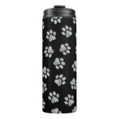 Doodle Paws, Dog Paws, White Paws Thermosbeker (Voorkant)