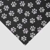 Doodle Paws, Dog Paws, White Paws Tissuepapier (Detail)