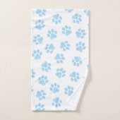 Doodle Paws, Hondenpoten, Baby Blue Paws Bad Handdoek (Handdoek)