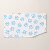 Doodle Paws, Hondenpoten, Baby Blue Paws Bad Handdoek (Handdoek)