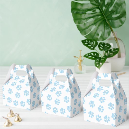 Doodle Paws, Hondenpoten, Baby Blue Paws Bedankdoosjes (Meervoudige)