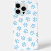 Doodle Paws, Hondenpoten, Baby Blue Paws Case-Mate iPhone Case (Achterkant)