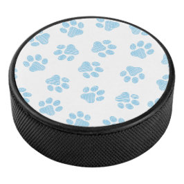 Doodle Paws, Hondenpoten, Baby Blue Paws Hockey Puck