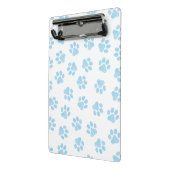 Doodle Paws, Hondenpoten, Baby Blue Paws Mini Klembord (Angled2)