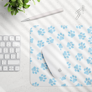 Doodle Paws, Hondenpoten, Baby Blue Paws Muismat