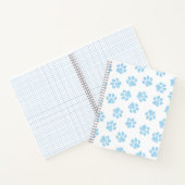 Doodle Paws, Hondenpoten, Baby Blue Paws Notitieboek (Binnen)