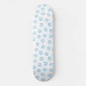 Doodle Paws, Hondenpoten, Baby Blue Paws Persoonlijk Skateboard (Voorkant)