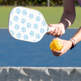 Doodle Paws, Hondenpoten, Baby Blue Paws Pickleball Paddle