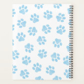 Doodle Paws, Hondenpoten, Baby Blue Paws Planner (Achterkant)