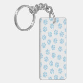 Doodle Paws, Hondenpoten, Baby Blue Paws Sleutelhanger (Voorkant Links)