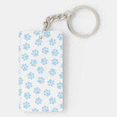 Doodle Paws, Hondenpoten, Baby Blue Paws Sleutelhanger (achterkant)