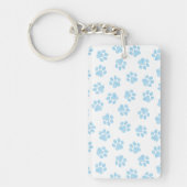 Doodle Paws, Hondenpoten, Baby Blue Paws Sleutelhanger (Voorkant)