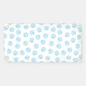 Doodle Paws, Hondenpoten, Baby Blue Paws Spandoek (Horizontaal)