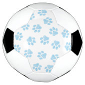 Doodle Paws, Hondenpoten, Baby Blue Paws Voetbal (Gedraaid)