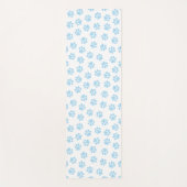 Doodle Paws, Hondenpoten, Baby Blue Paws Yogamat (Voorkant)