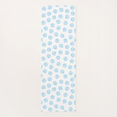 Doodle Paws, Hondenpoten, Baby Blue Paws Yogamat (Achterkant)