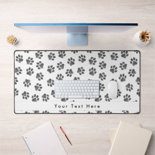 Doodle Paws, Hondenpoten, Kattenpoten, Zwarte Poot Bureaumat