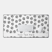 Doodle Paws, Hondenpoten, Kattenpoten, Zwarte Poot Bureaumat (Keyboard & Muis)