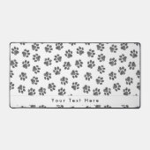 Doodle Paws, Hondenpoten, Kattenpoten, Zwarte Poot Bureaumat (Voorkant)
