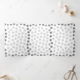 Doodle Paws, Hondenpoten, Kattenpoten, Zwarte Poot Drieluik Kaart