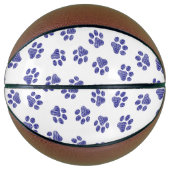 Doodle Paws, Hondenpoten, Navy Blue Paws Basketbal (Voorkant)