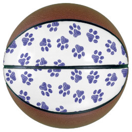 Doodle Paws, Hondenpoten, Navy Blue Paws Basketbal