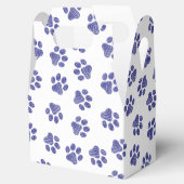 Doodle Paws, Hondenpoten, Navy Blue Paws Bedankdoosjes (Geopend)
