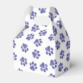Doodle Paws, Hondenpoten, Navy Blue Paws Bedankdoosjes (Voorkant Zijde)