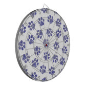 Doodle Paws, Hondenpoten, Navy Blue Paws Dartbord (Voorkant Links)