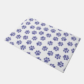 Doodle Paws, Hondenpoten, Navy Blue Paws Deurmat (Schuin)