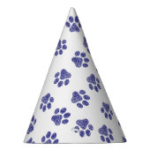 Doodle Paws, Hondenpoten, Navy Blue Paws Feesthoedjes (Rechts)