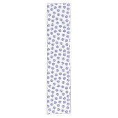Doodle Paws, Hondenpoten, Navy Blue Paws Korte Tafelloper (Voorkant)