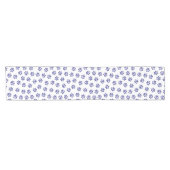 Doodle Paws, Hondenpoten, Navy Blue Paws Korte Tafelloper (Horizontaal)