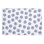 Doodle Paws, Hondenpoten, Navy Blue Paws Kussensloop (Voorkant)