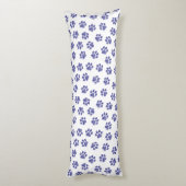 Doodle Paws, Hondenpoten, Navy Blue Paws Lichaamskussen (Achterkant (Verticaal))