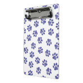 Doodle Paws, Hondenpoten, Navy Blue Paws Mini Klembord (Angled2)