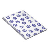 Doodle Paws, Hondenpoten, Navy Blue Paws Notitieboek (Rechterzijde)