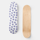 Doodle Paws, Hondenpoten, Navy Blue Paws Persoonlijk Skateboard (Voorkant)