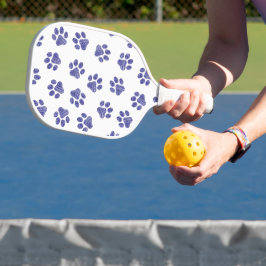 Doodle Paws, Hondenpoten, Navy Blue Paws Pickleball Paddle