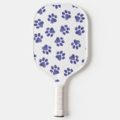 Doodle Paws, Hondenpoten, Navy Blue Paws Pickleball Paddle (Achterkant)