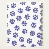 Doodle Paws, Hondenpoten, Navy Blue Paws Planner (Achterkant)