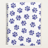 Doodle Paws, Hondenpoten, Navy Blue Paws Planner (Voorkant)