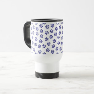 Doodle Paws, Hondenpoten, Navy Blue Paws Reisbeker