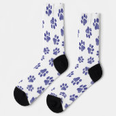 Doodle Paws, Hondenpoten, Navy Blue Paws Sokken (Links)